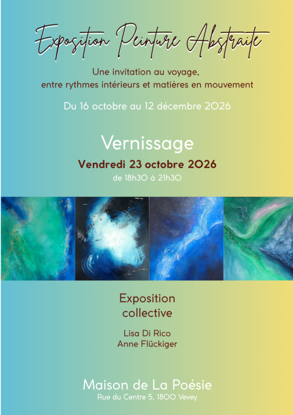Maison Poésie Lisanne 2026 Octobre (1) La Maison Suisse de la Poésie